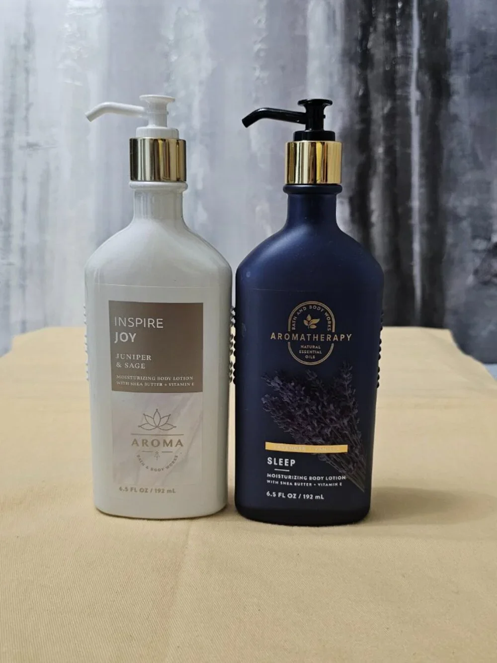 BBW Aromatherapy Set Lavander/ Vanilla Sleep & Joy Inspire Body Lotion NEW